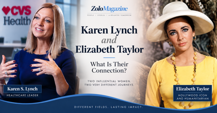Karen Lynch and Elizabeth Taylor feature image comparing their different careers