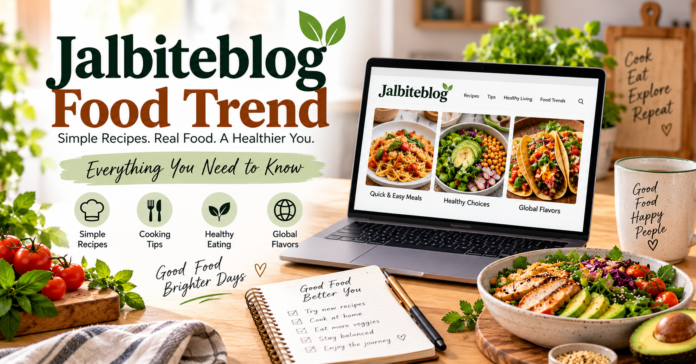 Jalbiteblog food trend showing simple recipes and everyday cooking ideas