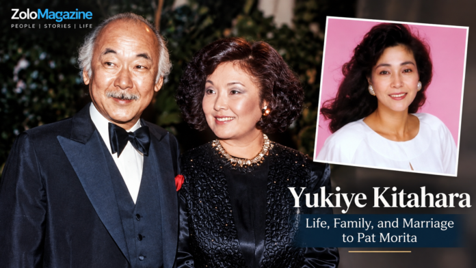 Yukiye Kitahara and Pat Morita during their marriage