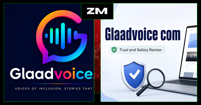 Glaadvoice.com website logo compared with GLAAD organization logo